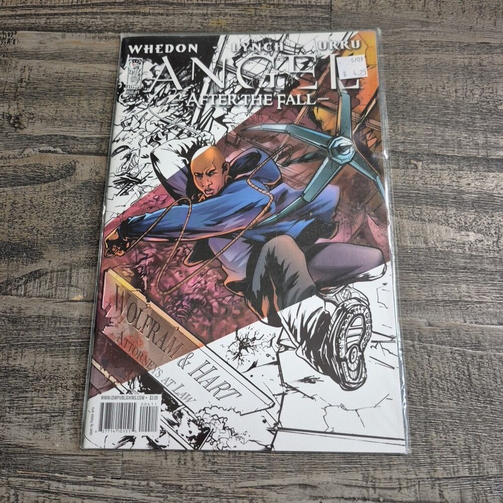 Angel After the Fall #4 Comic Book IDW Publishing Whedon Lynch Urru March 2008